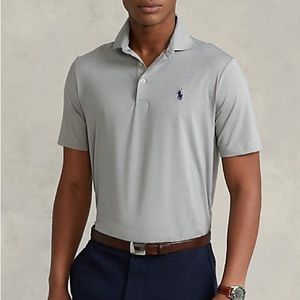 💙Ralph Lauren Gray Performance Stretch Polo size XL
